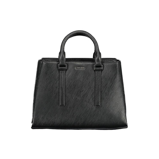 Sac à main en polyester noir