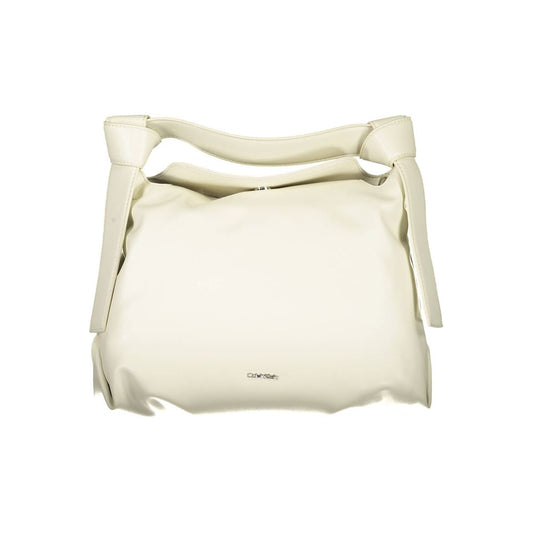 Sac à main en polyester beige