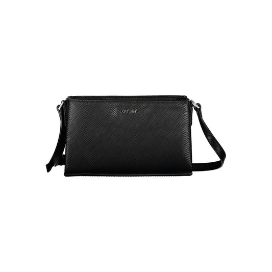Sac à main en polyester noir