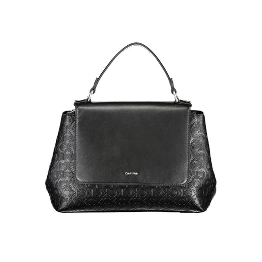 Sac à main en polyester noir