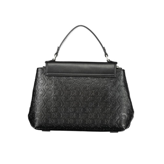 Sac à main en polyester noir