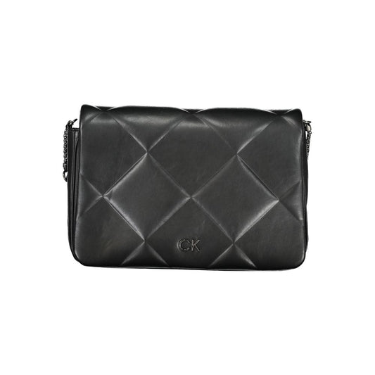 Sac à main en polyester noir