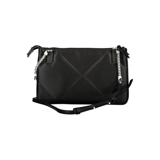 Sac à main en polyester noir