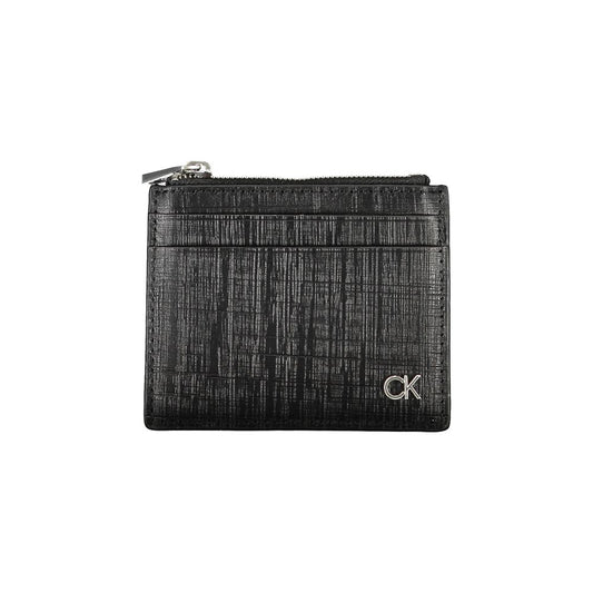 Cartera de cuero negra