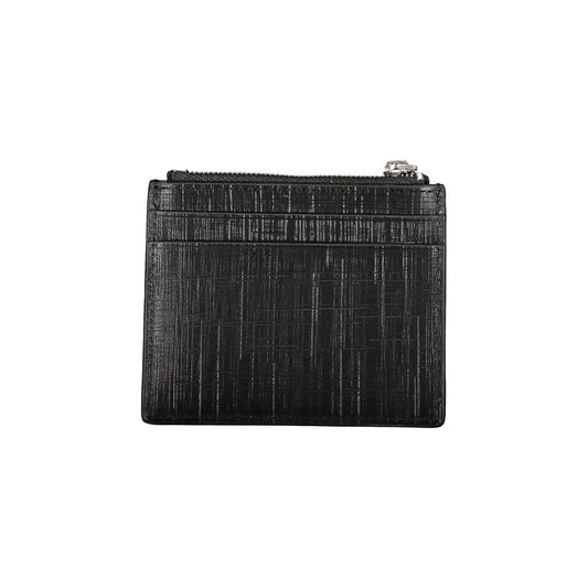 Cartera de cuero negra