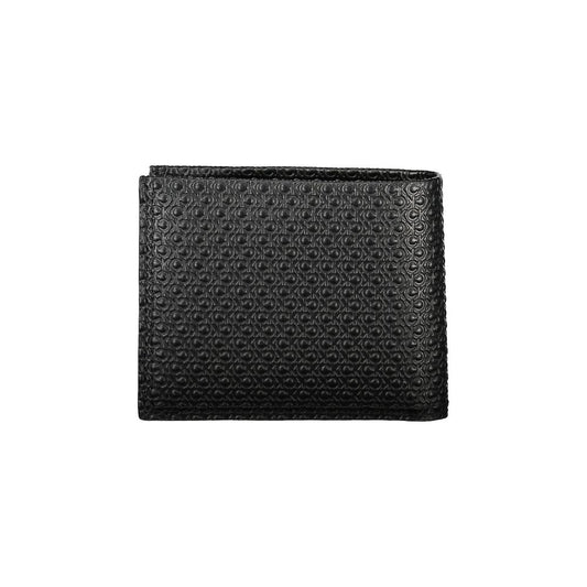 Cartera de cuero negra