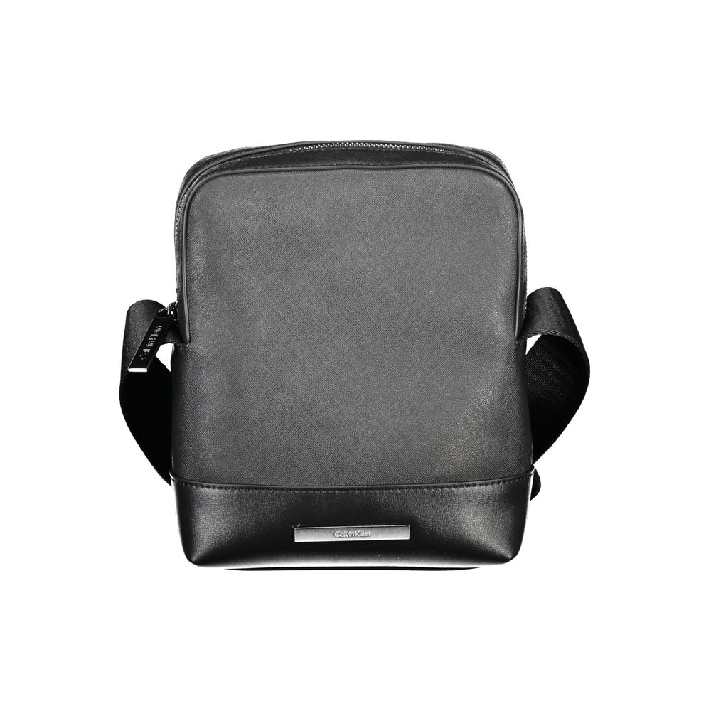 Sac à bandoulière en polyester noir