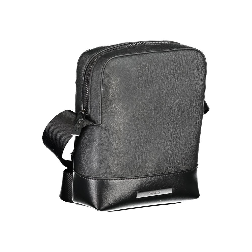 Sac à bandoulière en polyester noir