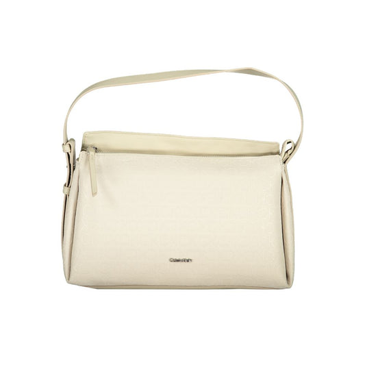 Sac à main en polyester beige