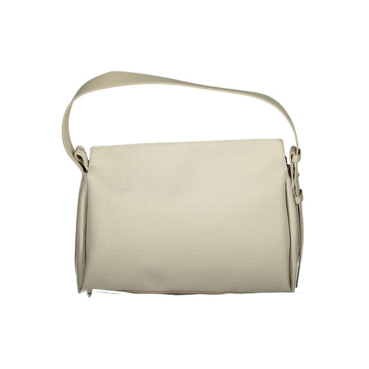 Sac à main en polyester beige