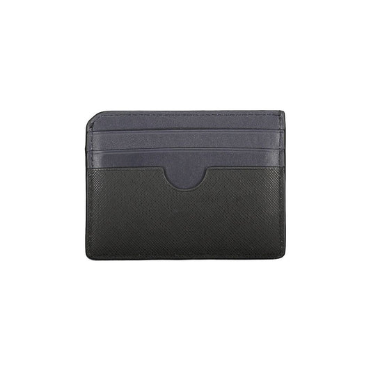 Cartera de cuero negra
