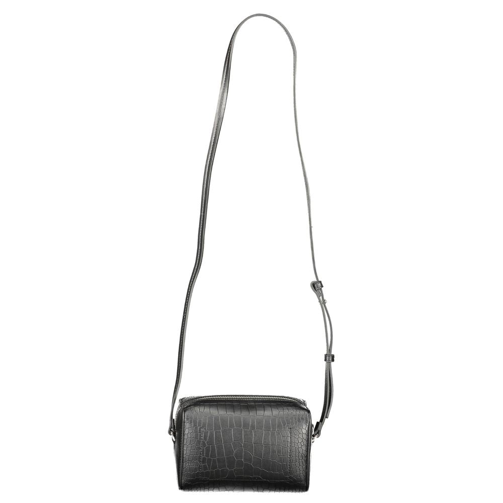 Sac à main en polyester noir