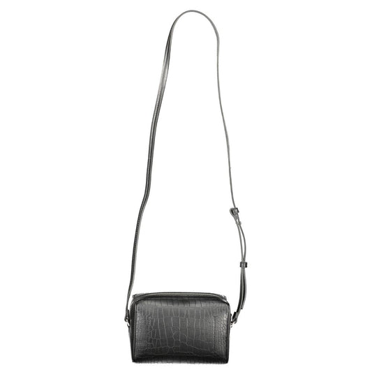 Sac à main en polyester noir
