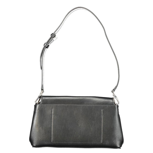 Sac à main en polyester noir