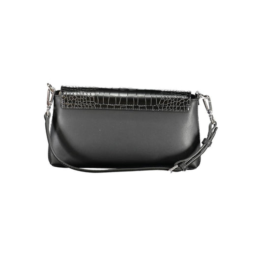 Sac à main en polyester noir