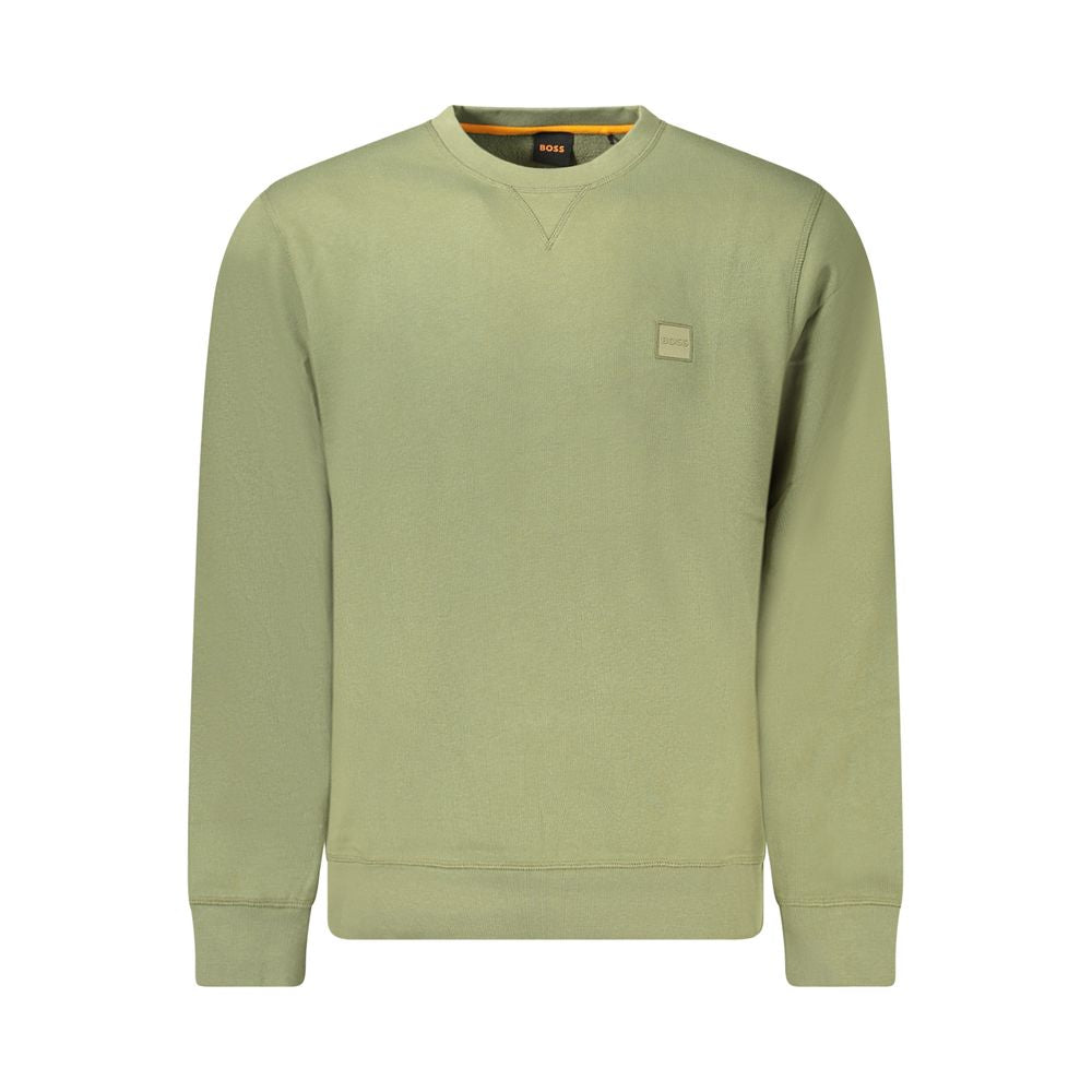 Pull en coton vert
