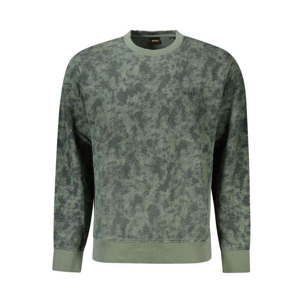 Pull en coton vert