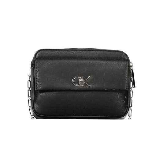 Sac à main en polyester noir