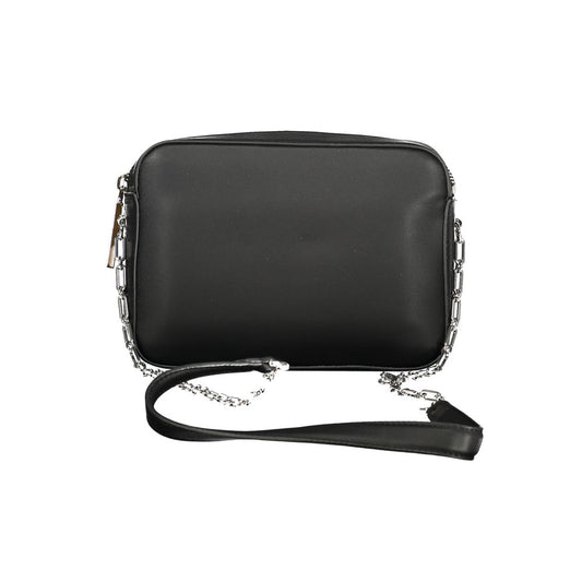 Sac à main en polyester noir