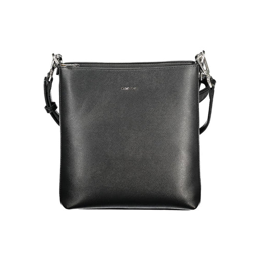 Sac à main en polyester noir