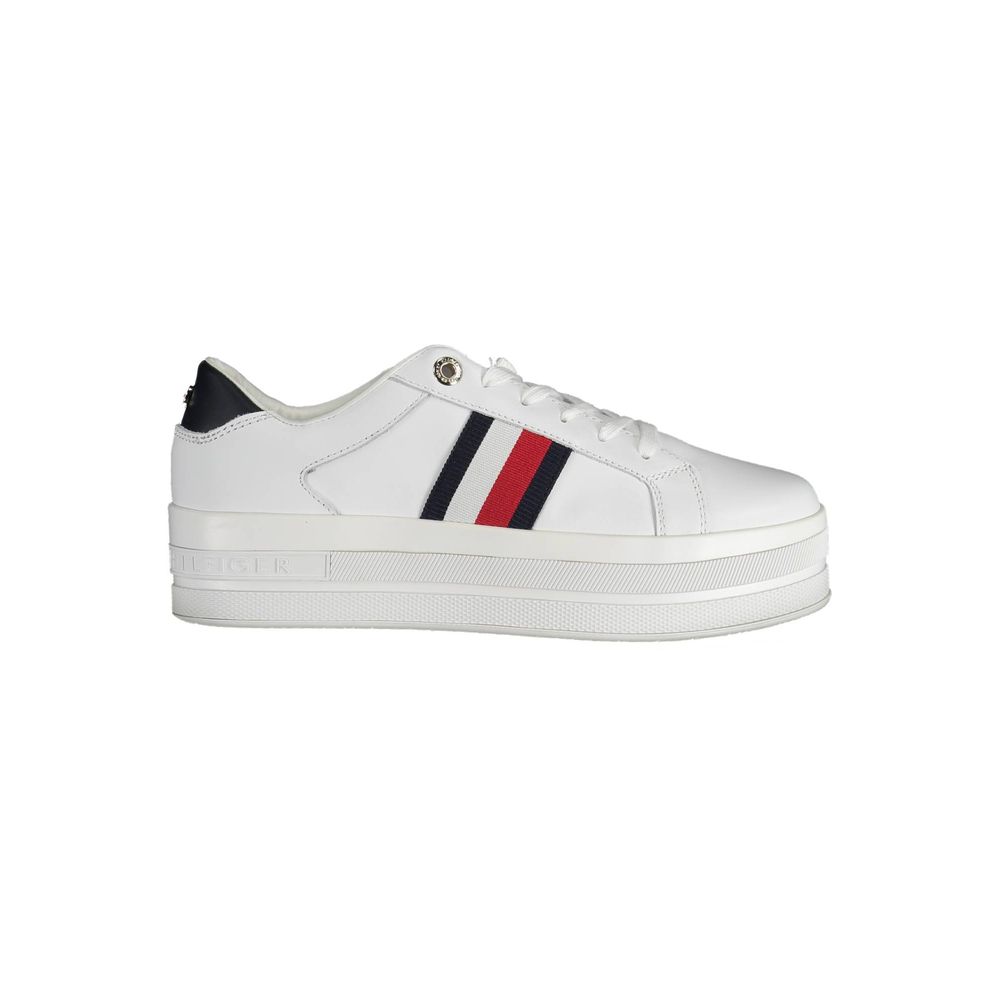Zapatilla deportiva de poliéster blanca