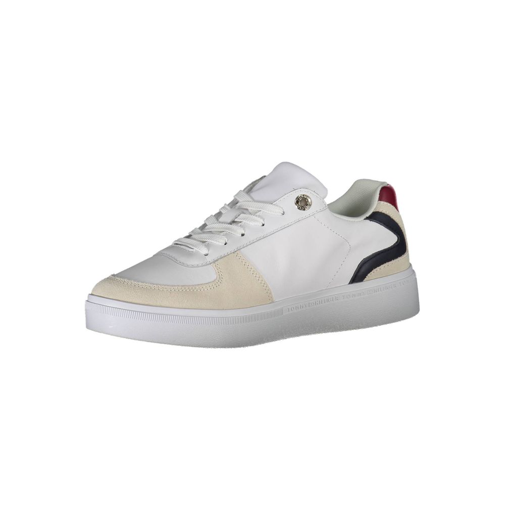 Zapatilla deportiva de poliéster blanca