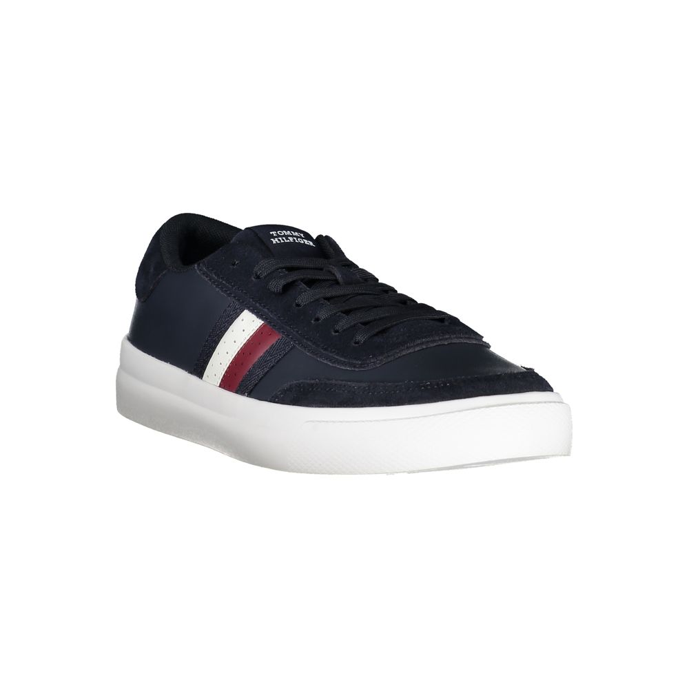 Zapatilla deportiva de poliéster azul