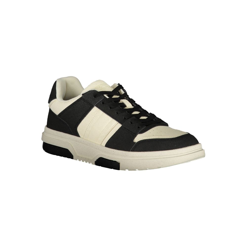 Zapatillas deportivas negras de poliéster