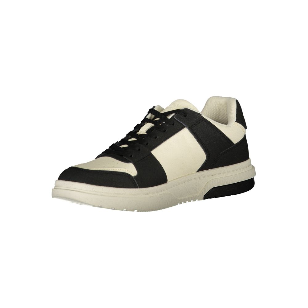 Zapatillas deportivas negras de poliéster