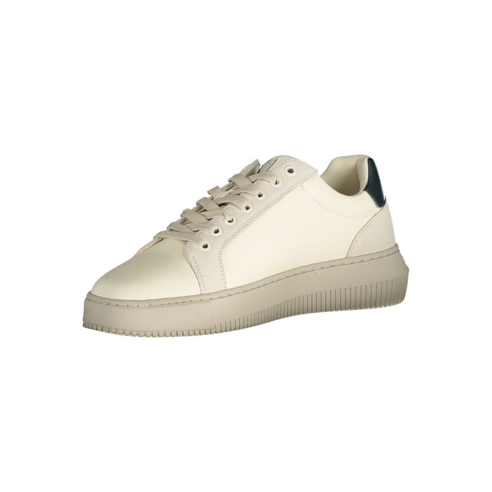 Zapatilla deportiva de poliéster blanca