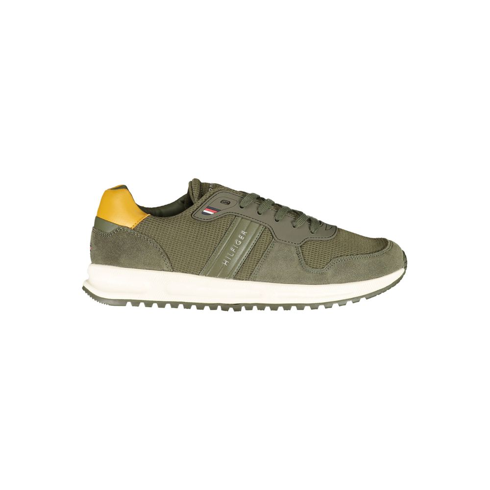 Zapatillas de poliéster verde