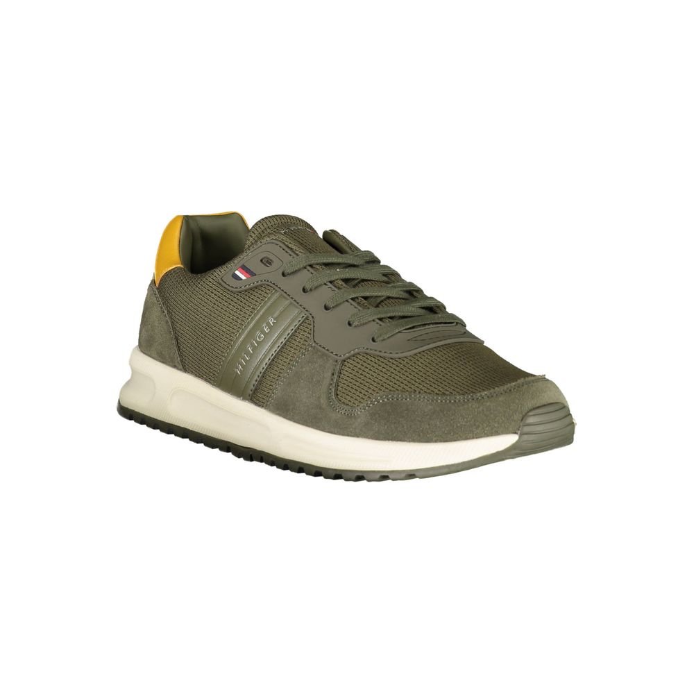 Zapatillas de poliéster verde
