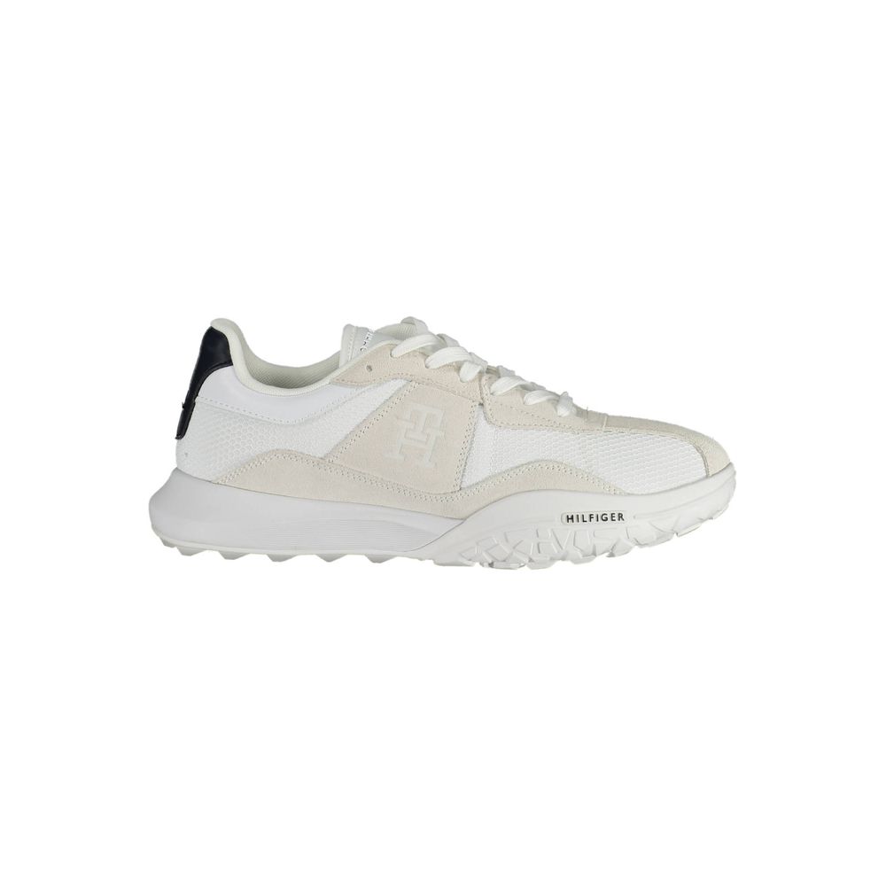 Zapatilla deportiva de poliéster blanca