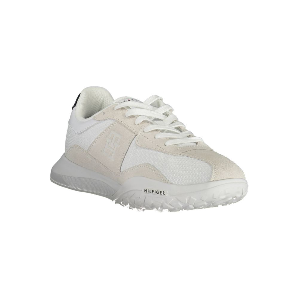 Zapatilla deportiva de poliéster blanca