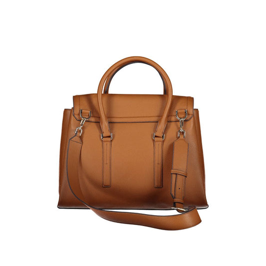 Sac à main en polyéthylène marron