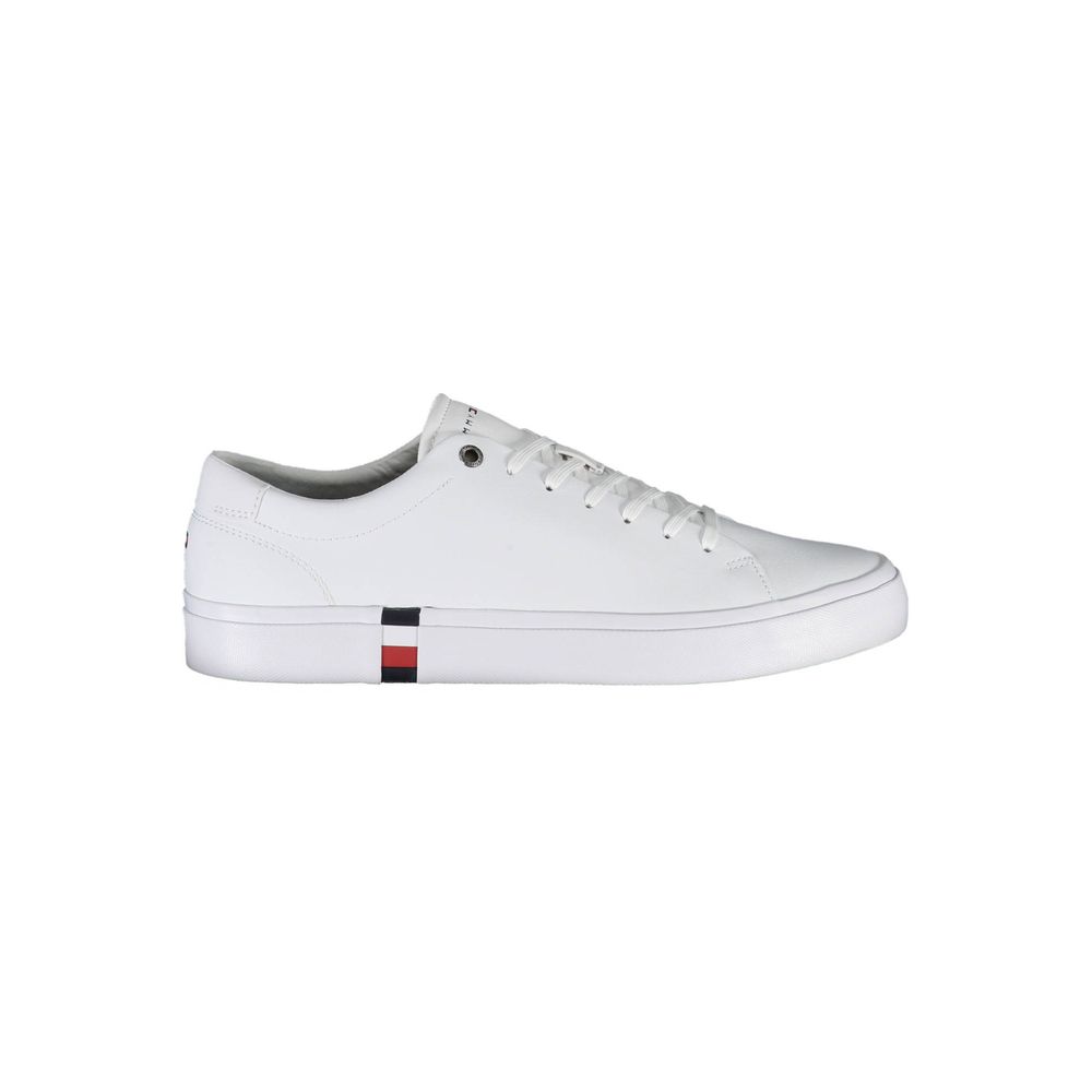 Zapatilla deportiva de poliéster blanca