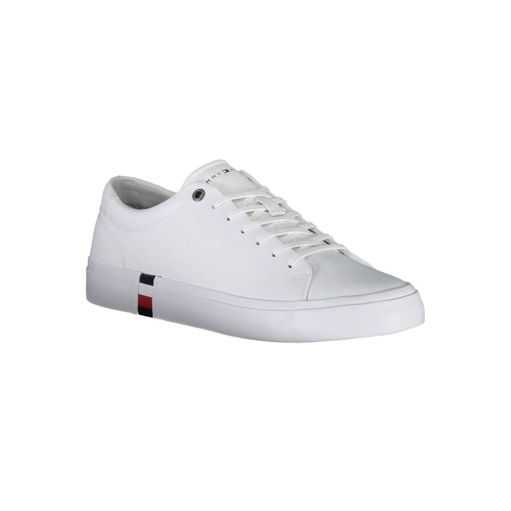 Zapatilla deportiva de poliéster blanca