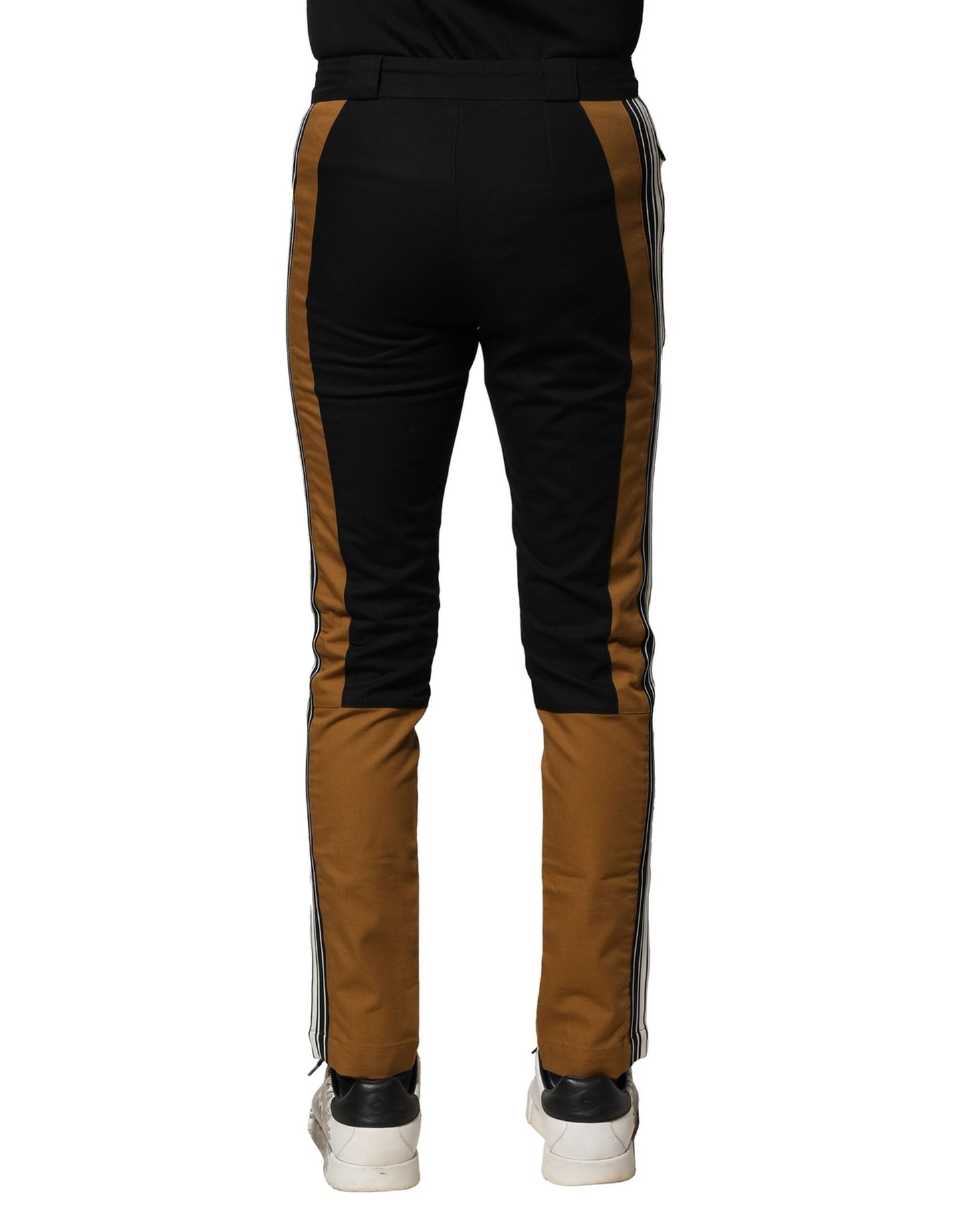 Pantalones ajustados de algodón multicolor para hombre
