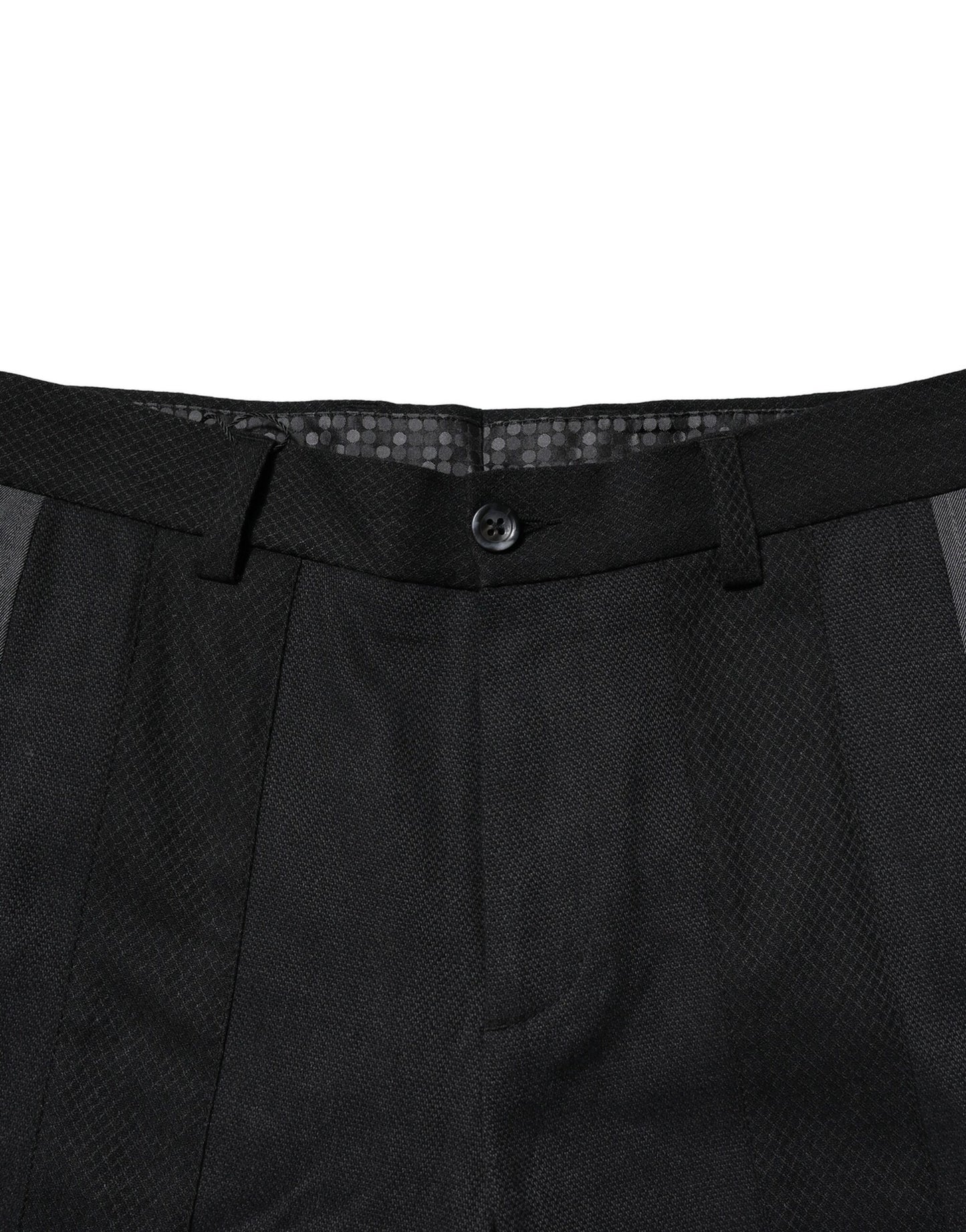 Pantalones cónicos de algodón gris y negro para hombre