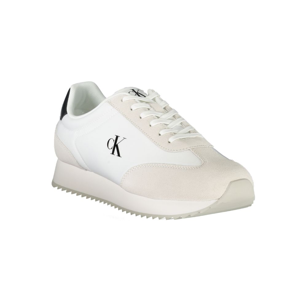 Zapatillas de piel blanca para hombre