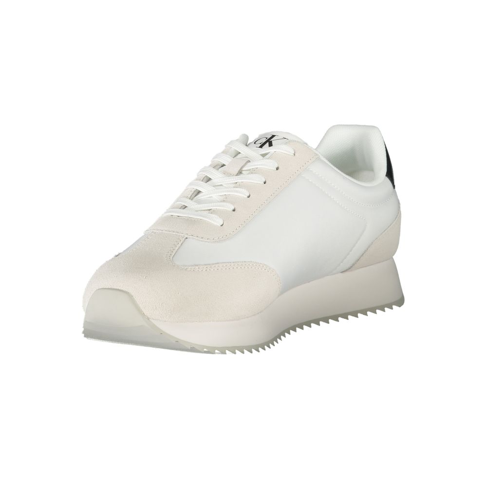 Zapatillas de piel blanca para hombre