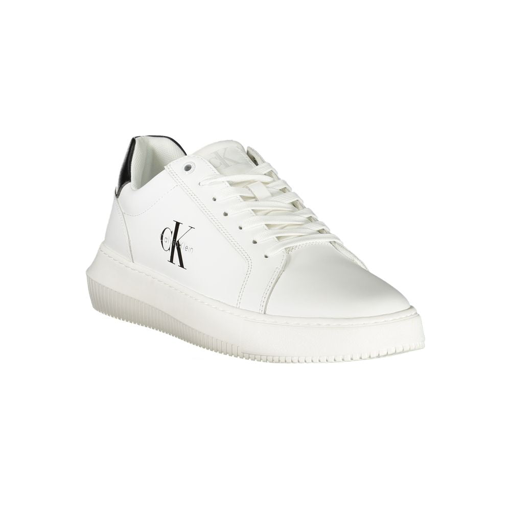 Zapatillas de piel blanca para hombre