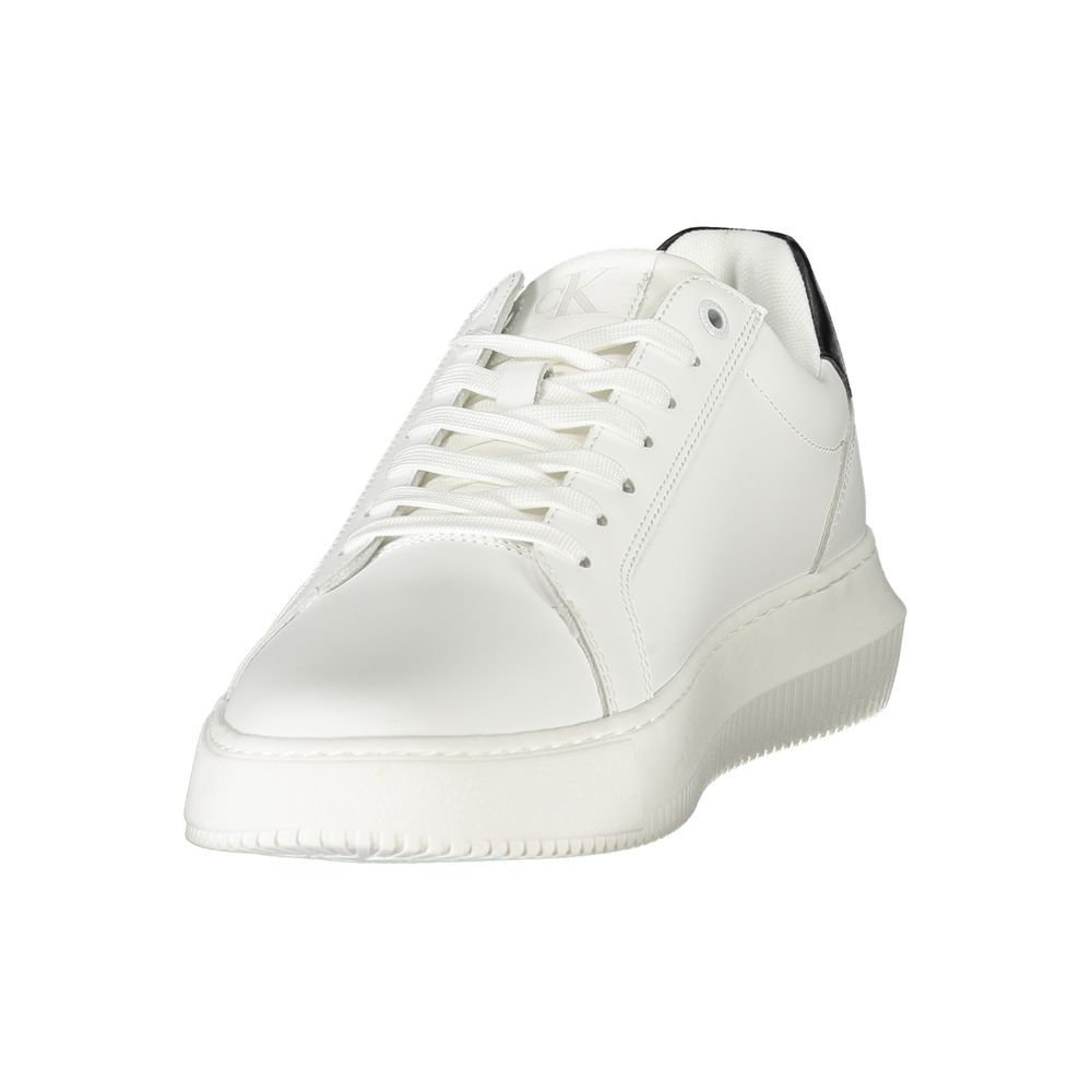 Zapatillas de piel blanca para hombre