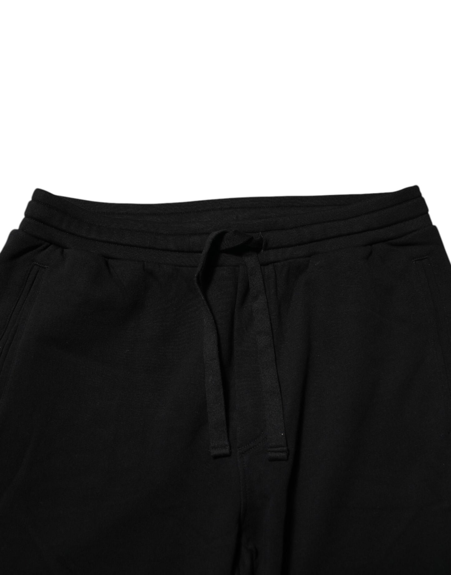 Pantalones deportivos negros de algodón Crown Jogger