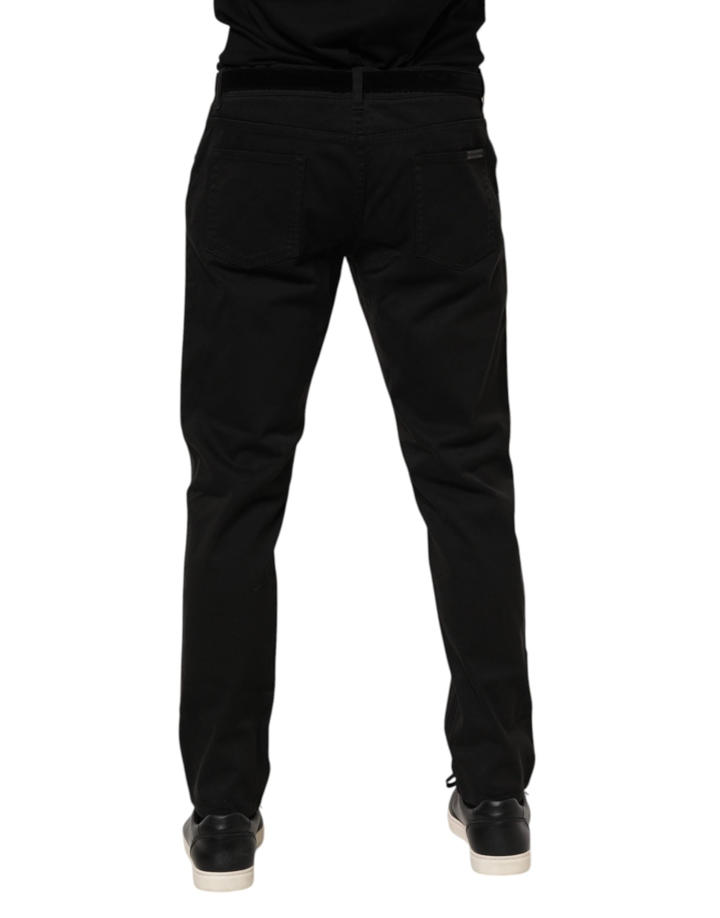 Jean skinny en coton noir GOLD