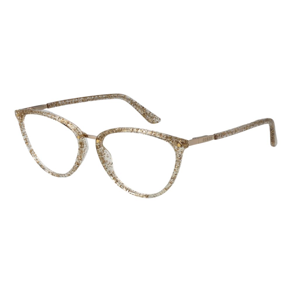 Montures optiques dorées pour femmes