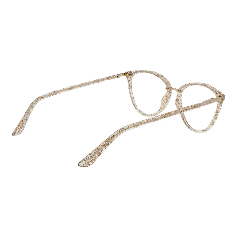 Montures optiques dorées pour femmes