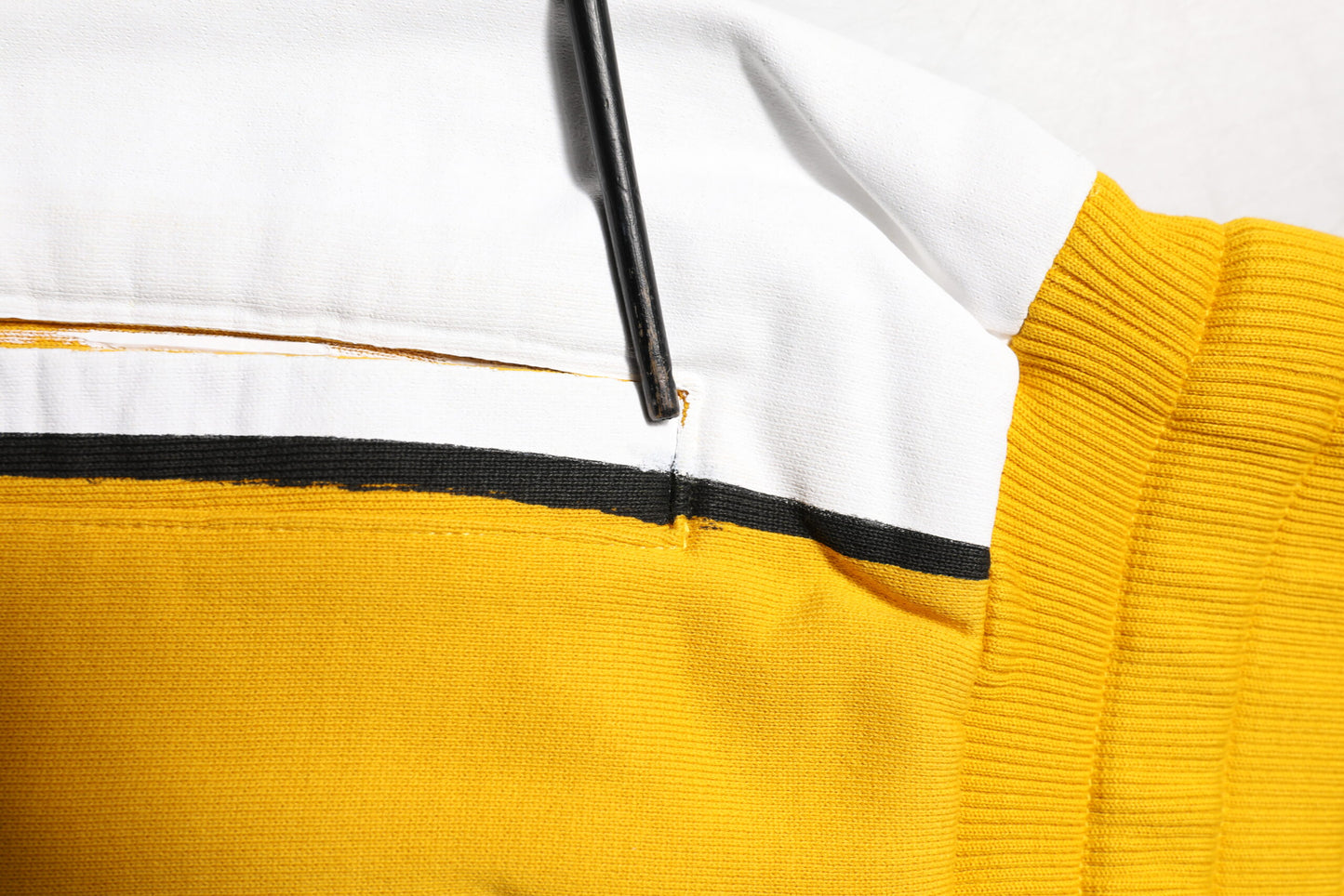 Pantalon de jogging en coton jaune