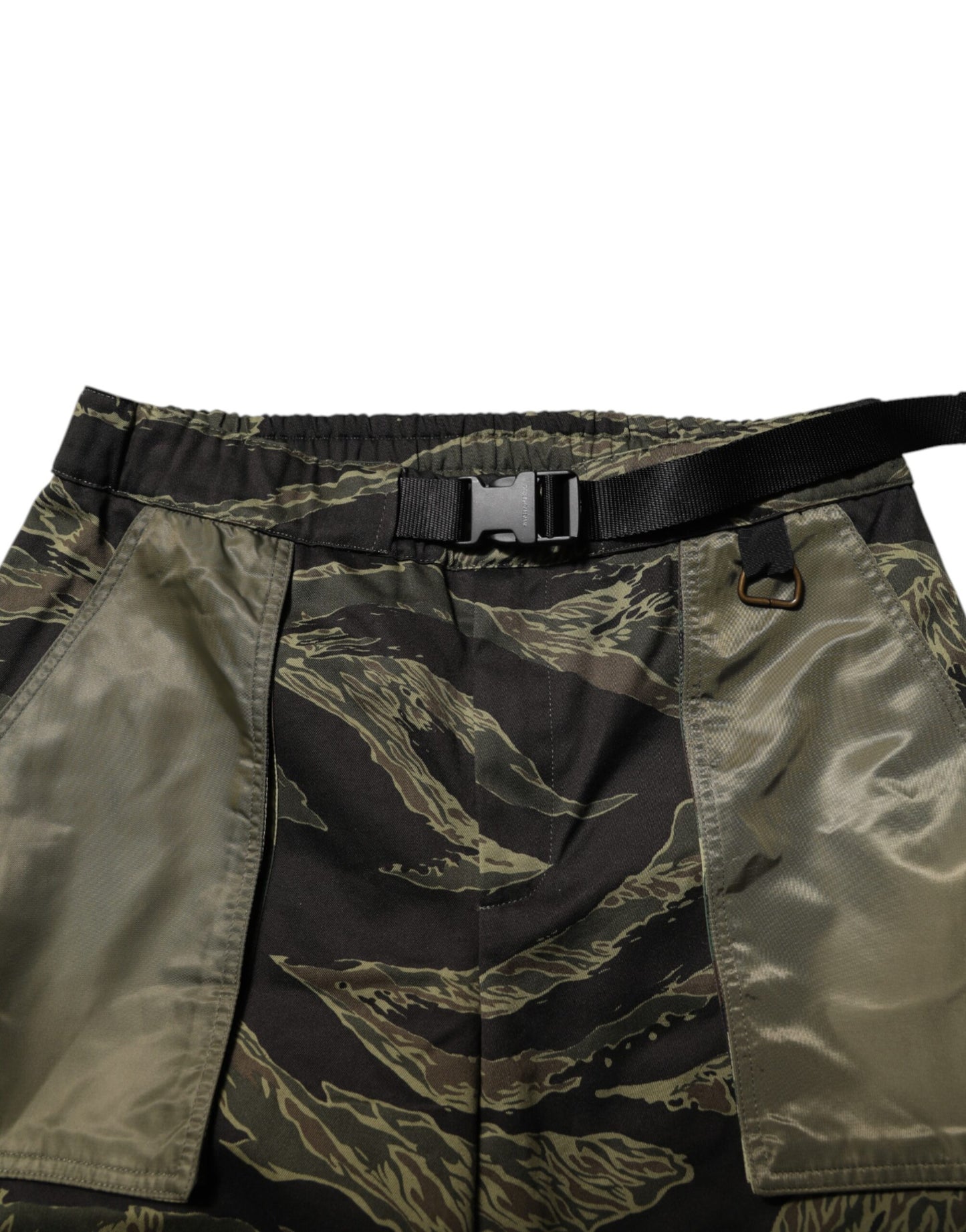 Pantalon cargo camouflage multicolore