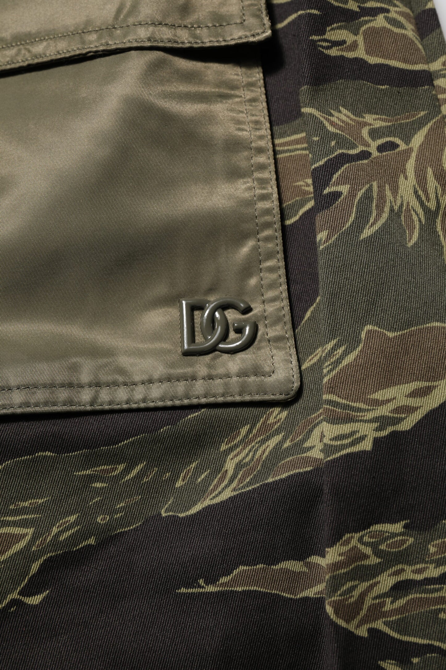 Pantalon cargo camouflage multicolore